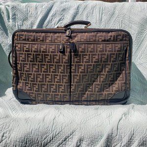 Vintage Fendi "Zucca Pattern" Carry-On Size Roller Bag